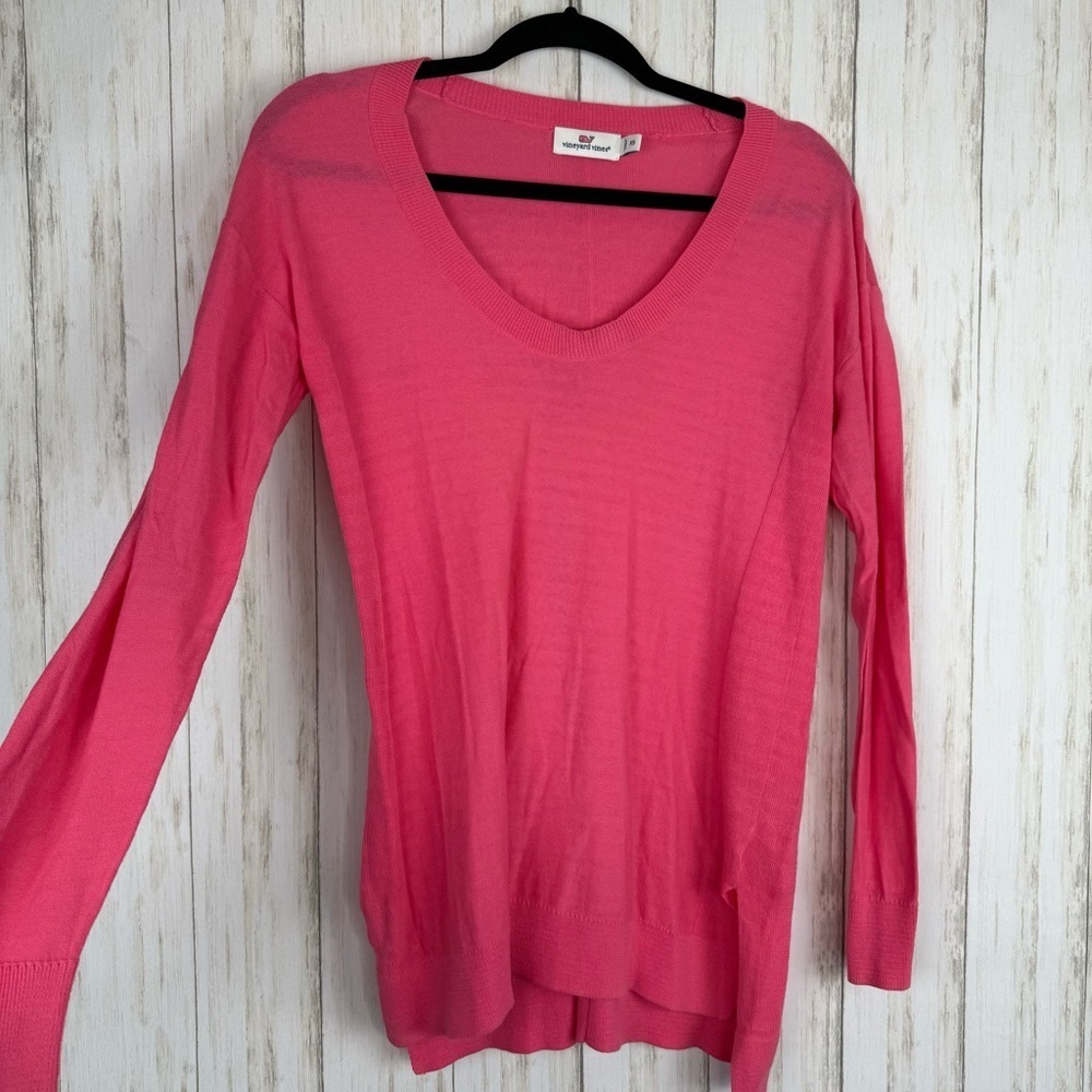 Vineyard Vines Pink Sweater XS